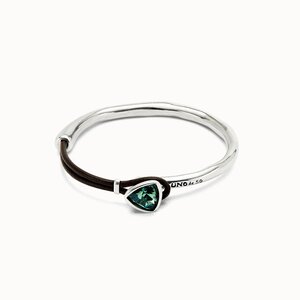 UNOde50 UNOde50 Armband | SER CAMALEONICA | LEER | GROEN KRISTAL | SS25
