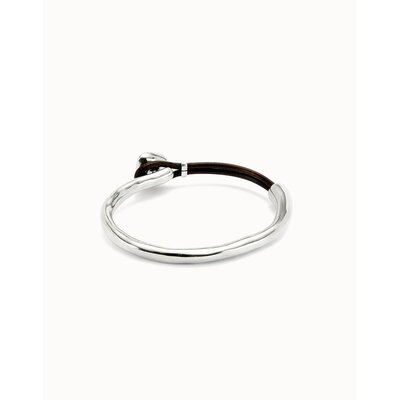 UNOde50 UNOde50 Armband | SER CAMALEONICA | LEER | GROEN KRISTAL | PUL2509VRDMTL