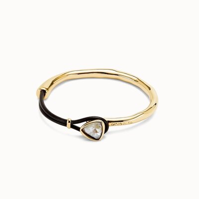 UNOde50 UNOde50 Armband | SER CAMALEONICA | VERGULD | KRISTAL | LEER | PUL2509MCLORO