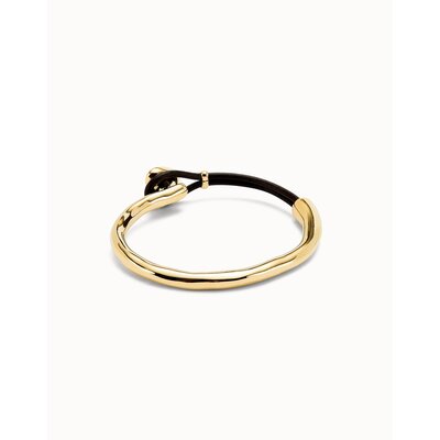 UNOde50 UNOde50 Armband | SER CAMALEONICA | VERGULD | KRISTAL | LEER | PUL2509MCLORO