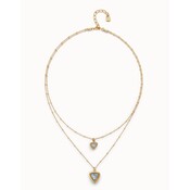 UNOde50 UNOde50  Ketting | SER CAMALEONICA | VERGULD | DUBBELE KETTING | COL2001MCLORO