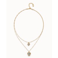 UNOde50 UNOde50  Ketting | SER CAMALEONICA |  VERGULD | DUBBELE KETTING | SS25