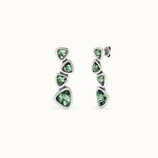 UNOde50 UNOde50 Oorbellen | SER CAMALEONICA | GROEN KRISTAL  |  PEN0983VRDMTL