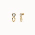 UNOde50 UNOde50 Oorbellen | SER CAMALEONICA | VERGULD | KRISTAL  | PEN0980MCLORO
