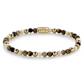 REBEL & ROSE REBEL & ROSE Armband | Autumn Love | Goudkleurig | 4 mm