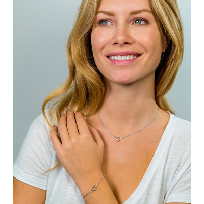 ZINZI ZINZI Armband | Hartje | ZILVER | ZIA1420
