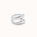 UNOde50 UNOde50 Ring | SER ORIGINAL | Cross Link Ring | SS25