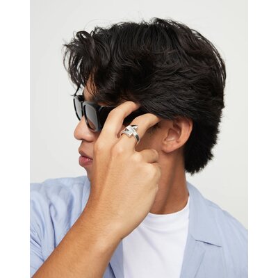 UNOde50 UNOde50 Ring | SER ORIGINAL | Cross Link Ring | ANI0832MTL000
