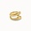 UNOde50 UNOde50 Ring | SER ORIGINAL | VERGULD | Cross Link Ring | SS25