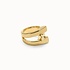 UNOde50 UNOde50 Ring | SER ORIGINAL | VERGULD | Cross Link Ring | ANI0832ORO000
