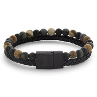 REBEL & ROSE REBEL & ROSE Armband | Full Metal Combo |  Autumn Storm | 12mm