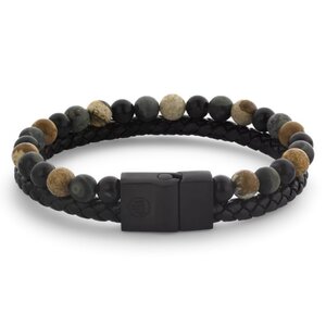 REBEL & ROSE REBEL & ROSE Armband | Full Metal Combo |  Autumn Storm | 12mm