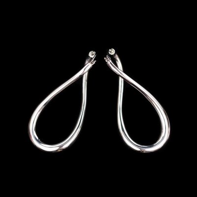 SANJOYA SANJOYA  Oorbellen | CREOLEN | INFINITY | ZILVER | CLE0416001