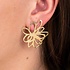 JEH JEWELS JEH JEWELS Oorbellen | Oorsteker zilver verguld grote bloem | 21509