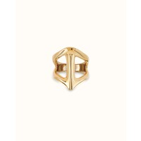 UNOde50 UNOde50 Ring | SER MAJESTUOSA | Manta Ray-Shaped | VERGULD | FW25