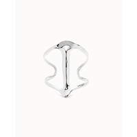 UNOde50 UNOde50 Armband | SER  MAJESTUOSA | Cuff bracelet with manta ray structure | FW25