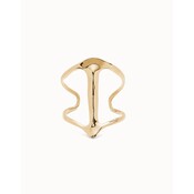 UNOde50 UNOde50 Armband | SER  MAJESTUOSA | Cuff bracelet with manta ray structure | VERGULD |  PUL2552ORO000