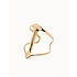 UNOde50 UNOde50 Armband | SER  MAJESTUOSA | Cuff bracelet with manta ray structure | VERGULD |  PUL2552ORO000