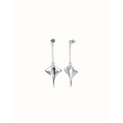 UNOde50 UNOde50 Oorbellen | SER MAJESTUOSA | Manta ray-shaped drop earrings | PEN1009MTL000
