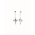 UNOde50 UNOde50 Oorbellen | SER MAJESTUOSA | Manta ray-shaped drop earrings | PEN1009MTL000