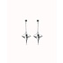UNOde50 UNOde50 Oorbellen | SER MAJESTUOSA | Manta ray-shaped drop earrings | PEN1009MTL000