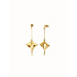 UNOde50 UNOde50 Oorbellen | SER MAJESTUOSA | Manta ray-shaped drop earrings | VERGULD | PEN1009ORO000