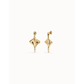 UNOde50 UNOde50 Oorbellen | SER MAJESTUOSA | Manta ray-shaped drop earrings | VERGULD | FW25