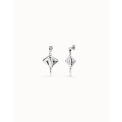 UNOde50 UNOde50 Oorbellen | SER MAJESTUOSA | Manta ray-shaped drop earrings | PEN0956MTL000