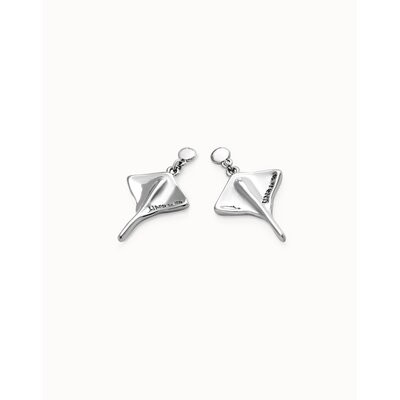 UNOde50 UNOde50 Oorbellen | SER MAJESTUOSA | Manta ray-shaped drop earrings | PEN0956MTL000