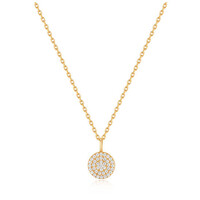 ANIA HAIE ANIA HAIE Necklace | Glam Disc Pendant  | VERGULD