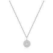 ANIA HAIE ANIA HAIE Necklace | Glam Disc Pendant  | ZILVER | N037-03H
