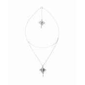 UNOde50 UNOde50  Ketting | SER MAJESTUOSA | Meerstrengige ketting met mantarog  |  COL2043MTL000