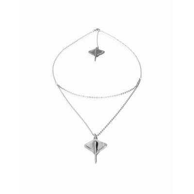 UNOde50 UNOde50  Ketting | SER MAJESTUOSA | Meerstrengige ketting met mantarog  |  COL2043MTL000
