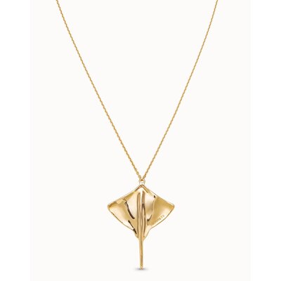 UNOde50 UNOde50  Ketting | SER MAJESTUOSA | VERGULD | Lange ketting met een mantarog |  COL1931ORO000