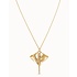 UNOde50 UNOde50  Ketting | SER MAJESTUOSA | VERGULD | Lange ketting met een mantarog |  COL1931ORO000