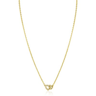 ZINZI ZINZI Ketting | VERBONDEN HARTJES | ZIC2493Y