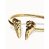 UNOde50 UNOde50 Armband | SER INVENCIBLE | Cuff bracelet with wing detail | VERGULD | PUL2602ORO000