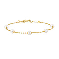 ANIA HAIE ANIA HAIE Armband | Gold Pearl Station | VERGULD