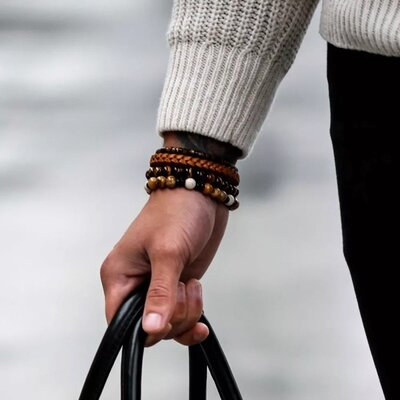 REBEL & ROSE REBEL & ROSE Armband | Who's afraid of the Tiger | 8 mm