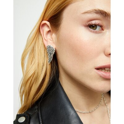 UNOde50 UNOde50 Oorbellen | SER INVENCIBLE | Earrings with wing design  | PEN1008MTL000
