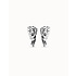 UNOde50 UNOde50 Oorbellen | SER INVENCIBLE | Earrings with wing design  | PEN1008MTL000