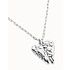 UNOde50 UNOde50  Ketting | SER INVENCIBLE | Short necklace with wing detail | COL2041MTL000