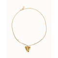 UNOde50 UNOde50  Ketting | SER INVENCIBLE | Short necklace with wing detail | VERGULD | FW25