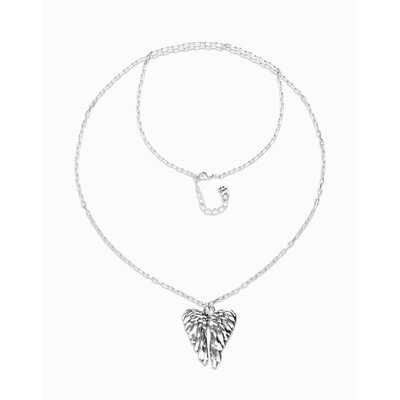 UNOde50 UNOde50  Ketting | SER INVENCIBLE | Long necklace with wing detail | COL2039MTL000
