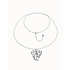 UNOde50 UNOde50  Ketting | SER INVENCIBLE | Long necklace with wing detail | COL2039MTL000
