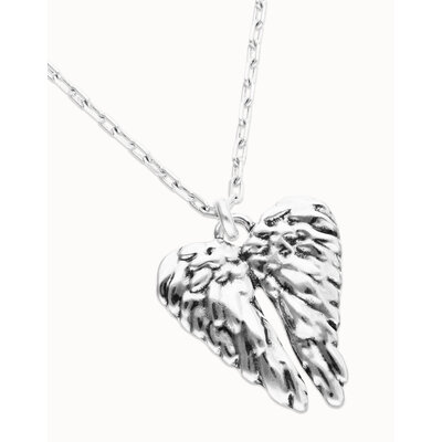 UNOde50 UNOde50  Ketting | SER INVENCIBLE | Long necklace with wing detail | COL2039MTL000
