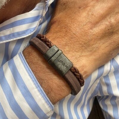 JOSH JOSH ARMBAND | BROWN | VINTAGE BLACK | 09264-BRA