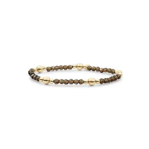 SPARKLING SPARKLING Armband | Bold Mix Smoky Quartz | Verguld