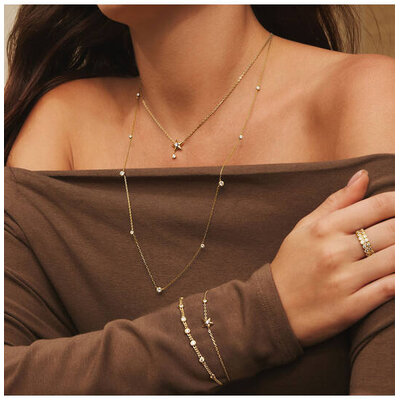 ANIA HAIE ANIA HAIE Armband | MELODIC POET  | VERGULD | ZIRKONIA | B066-05G