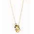 UNOde50 UNOde50 Ketting | SER INSEPARABLE | Lange ketting met verweven karabijnhaakdetail | VERGULD | COL2024ORO000